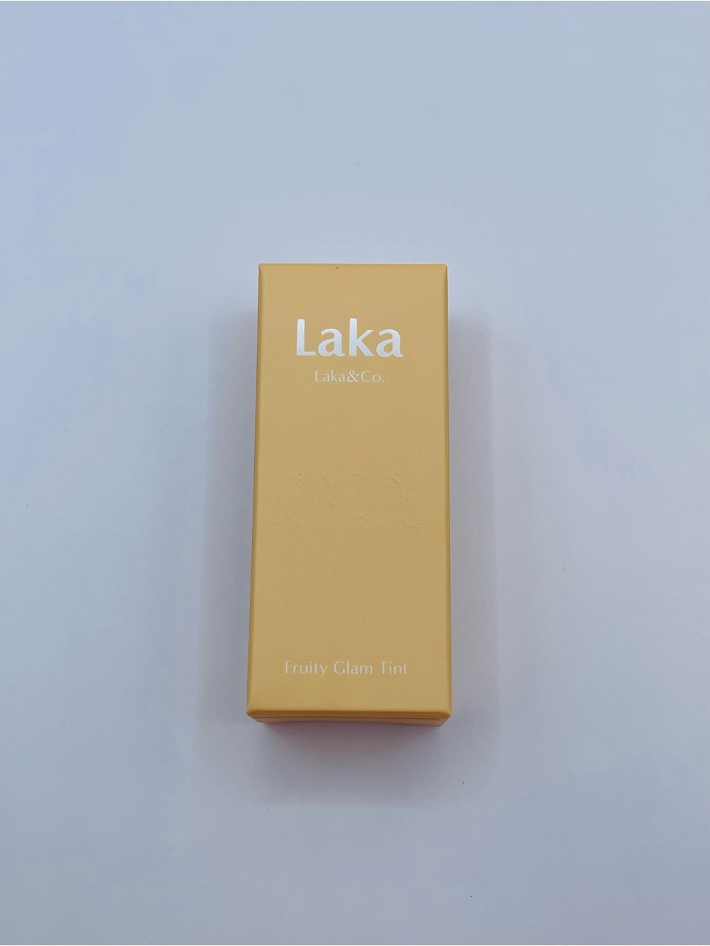 Laka Fruity Glam Tint Lip Stain - 108 Salty - Muted Brick Shade - New Sealed